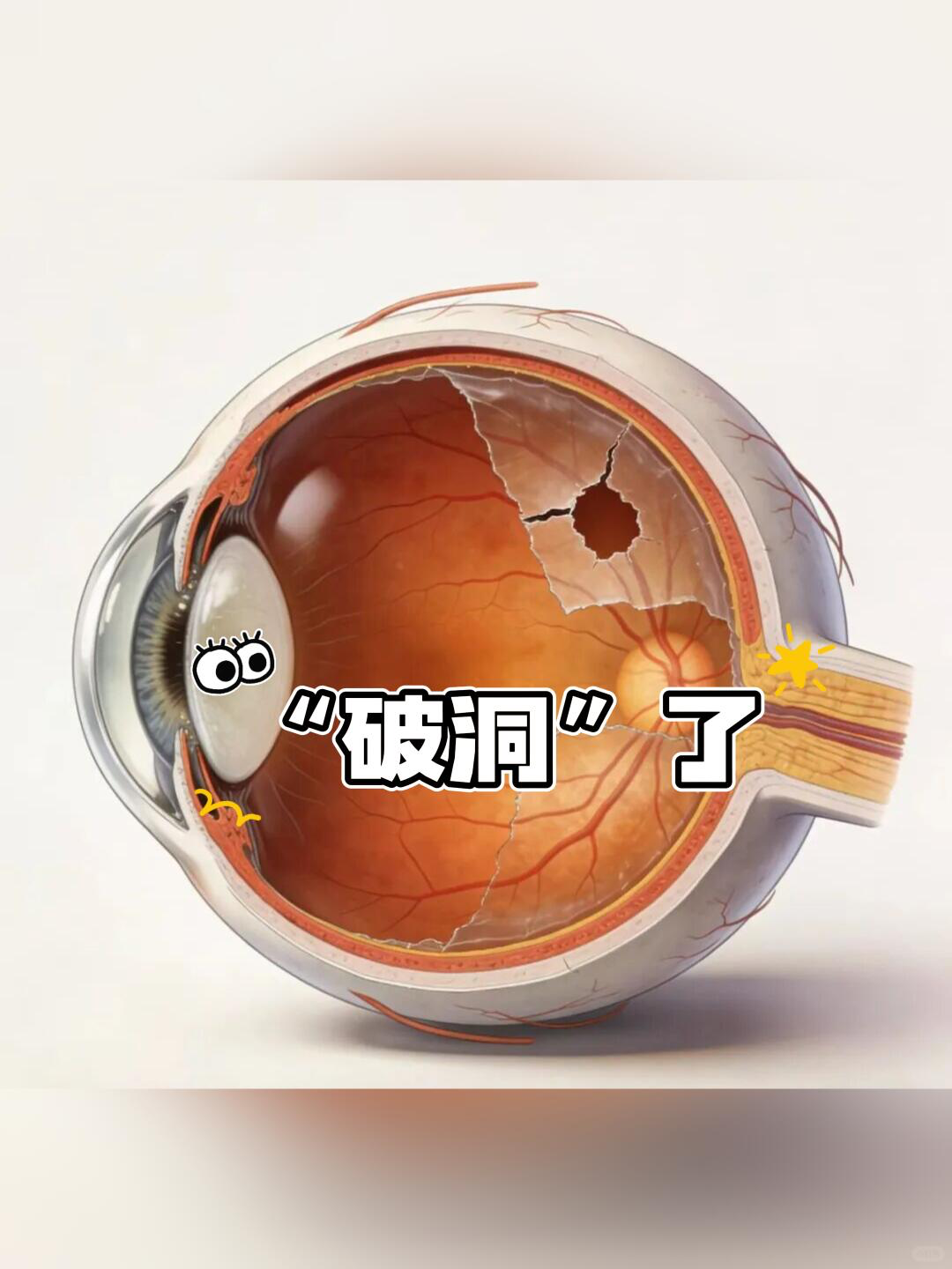 眼前突然有黑影，可能是眼底“破洞”了！视网膜裂孔别拖延