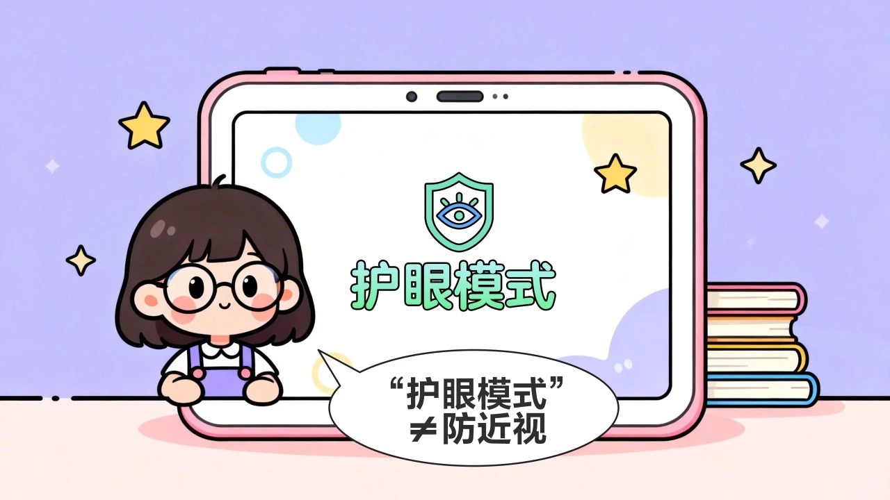 记住了！学习机里的“护眼模式”≠防近视